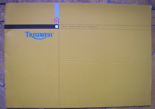 2003 triumph motorcycle range - motorcycle,