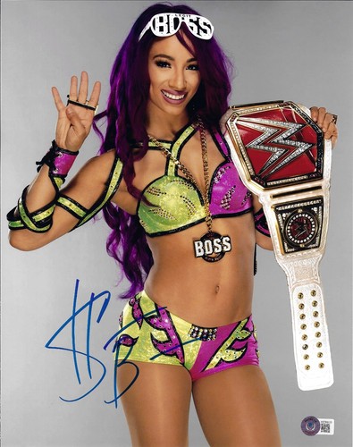 Sasha banks signed 11x14 - signed, photo