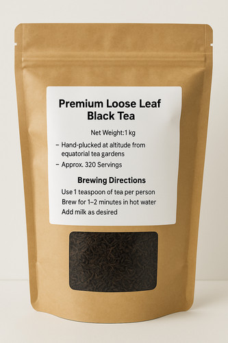 Premium loose leaf black - leaf, tea