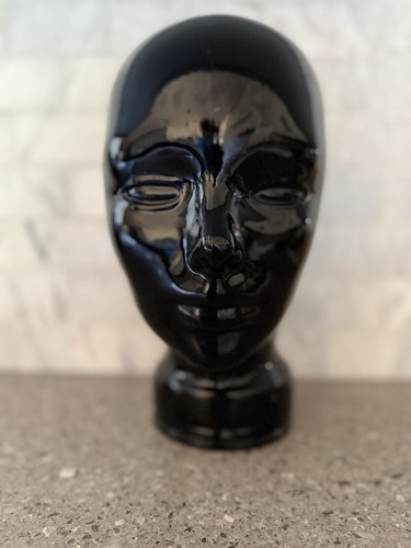 Vintage black life size - black, 12"