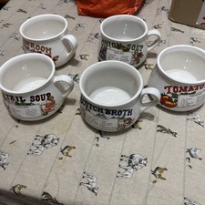 Vintage Recipe Soup Bowls 5
