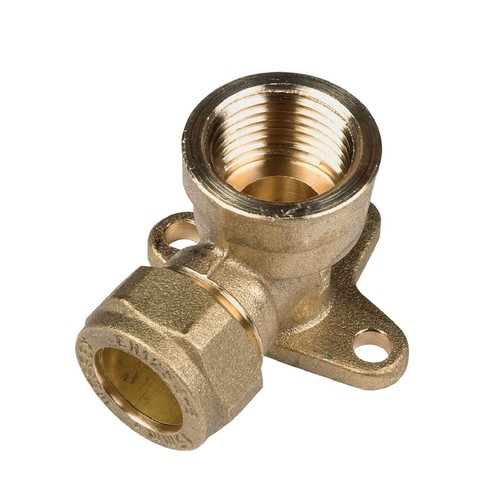 Outside tap wall plate elbow - tap,