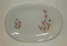 Mitterteich Bavaria Germany China Wild Flowers 12.5" Serving Platter