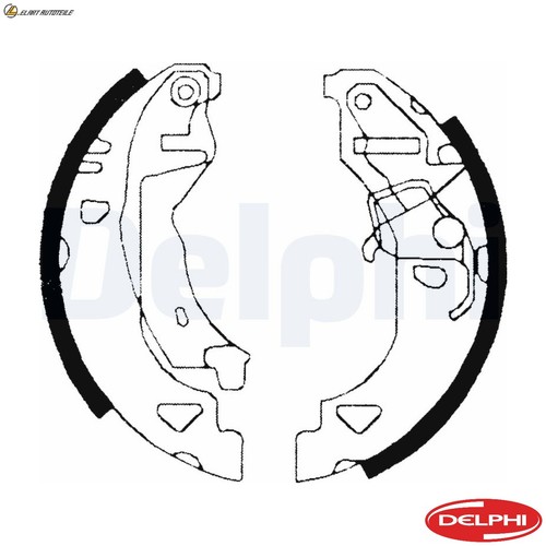 Brake shoe set ls1682 for - shoe,
