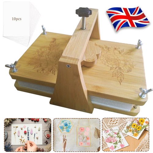 Large wooden flower press kit - wooden,