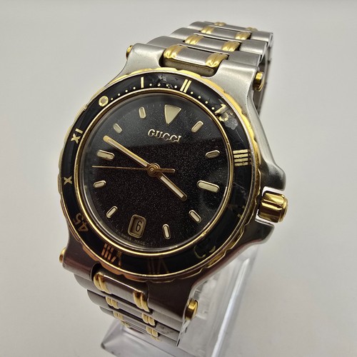 Gucci 9700m mens watch tone - gucci,