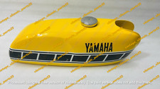Yamaha FS1 DX Yellow Painted Steel Petrol Fuel Tank Model 1977 With Cap