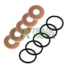 FITS DISCOVERY 2 TD5 GENUINE FUEL INJECTOR WASHERS WITH OEM SEALS, O-RINGS