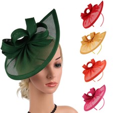 ❀Womens Headband Hat Fascinator Weddings Ladies Imitation Caps Elegant Weddi 。