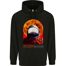 Fire Hazard Too Hot to Handle Astronaut Space Childrens Kids Hoodie