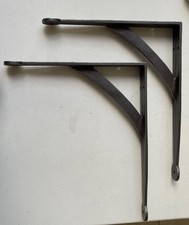Two Hand-Made Cast Iron Shelf