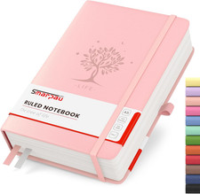 Smarpau Notebook A5-320 Pages Hardcover Leather Journal Notebook, 100Gsm Thick P