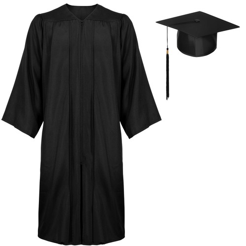 Auyao graduation gown and - and, cap