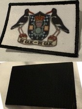 Police Scotland  Patch Badge Tulliallan Stitch On Badge Vintage Hook And Loop