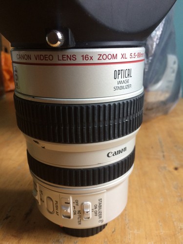 Canon video lens16x zoom - video,