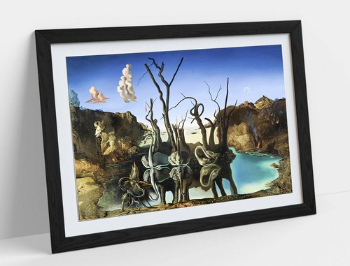 Dali swans relecting - dali,