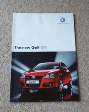 Volkswagen VW Golf GTI Mk5 UK Market Car Sales Brochure 2004 
