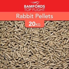 Bamfords Rabbit Pellets 20kg High Protein  Molasses For Healthy Digestion