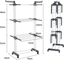 4 Tier Clothes Drying Rack
