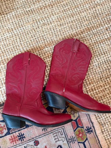 Durango red burgundy leather - red,