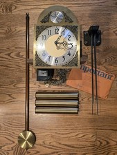 Herschede 629 Grandfather Clock Dial Movement Weights Pendulum Chimes Chains