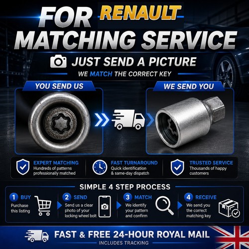 Renault locking wheel nut key - renault,