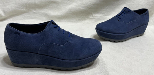 Camper laika blue - laika, suede