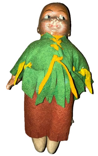 Vintage cute brown kewpie - vintage,