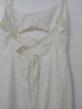 ZARA ECRU WHITE LINEN BLEND