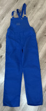 vintage royal blue French work cotton dungarees Waist 38” & 32” inside leg used