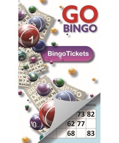 Gobingo bingo tickets 100gsm - bingo,