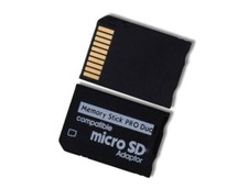 Micro SD SDHC TF to Memory Stick MS Pro Duo PSP Adapter Converter Card