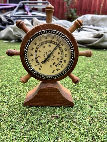Vintage wooden ship wheel - vintage,