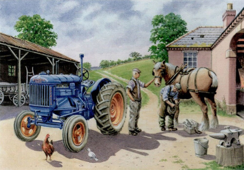 Vintage fordson major e27n old - fordson,