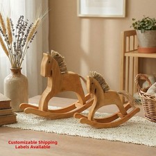 Handmade Wooden Rocking Horse