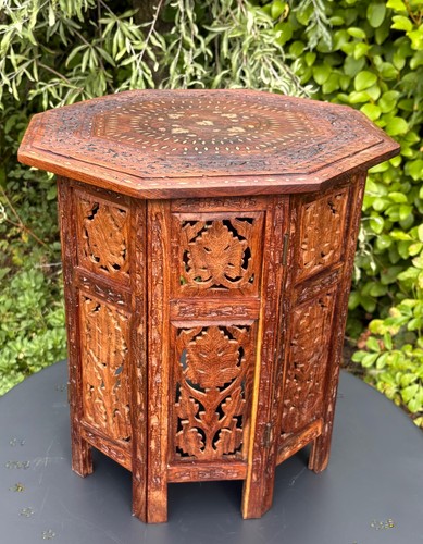 Vintage anglo indian carved - anglo,