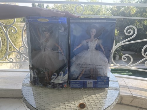 Twin swan princess barbies - swan,