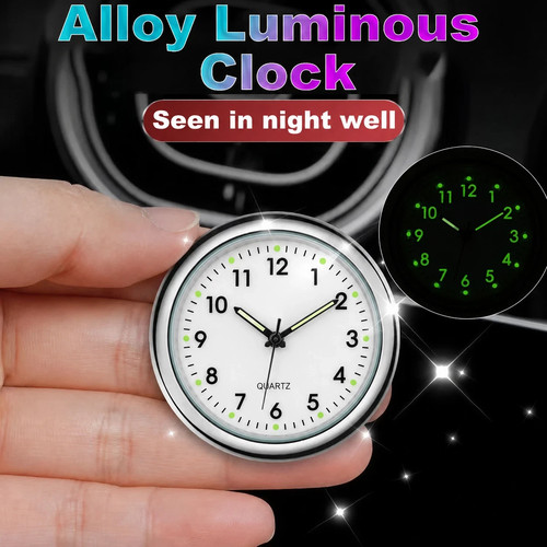 Car gauge clock luminous - car,