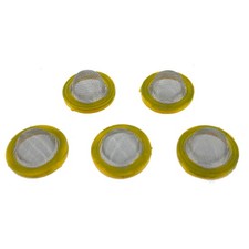ARAG Yellow 80 Mesh Cup Type Crop Sprayer Nozzle Filter 5 Pack Allman Hardi etc