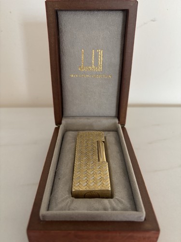 Dunhill 18k solid gold - solid, lighter