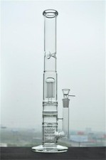 17" Glass Bong Big Glass Bongs Water Pipe 18.8mm Smoking Hookah Bongs Perc Bongs