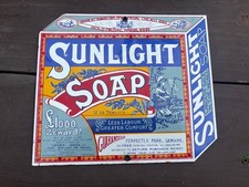 Ande Rooney Sunlight Soap Porcelain Enameled Advertisement Sign Vintage rare VTG