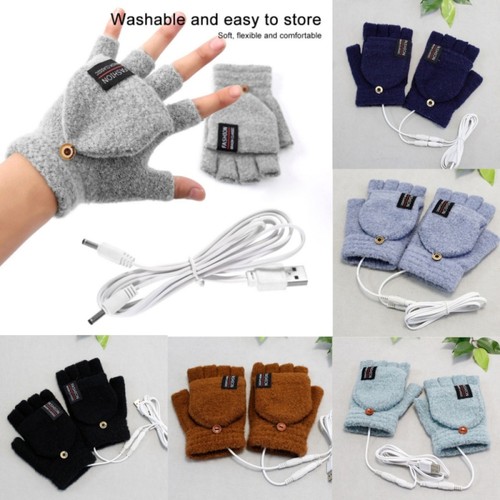 Warm electric heated gloves - heated,