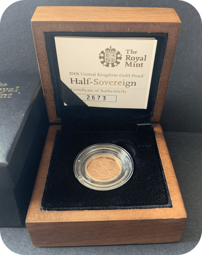 2008 proof half gold - proof,