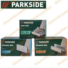 Parkside Type 55 Staple / Type 47 Nail Set 15 20 25 32mm Stapler Nailer Gun