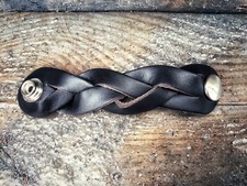 Leather Scout Woggle - Dark