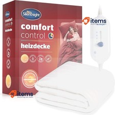 Silentnight Comfort Control Microfibre Electric Blanket 150 x 160 cm White
