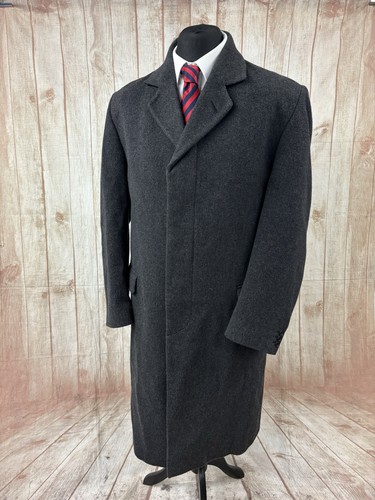 Crombie style overcoat grey - crombie,