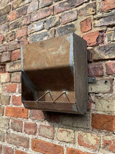 Vintage wall mounted metal - mounted,