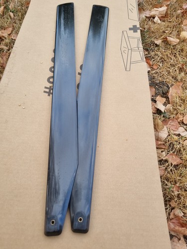 Pair glass carbon 600mm - pair, glass/carbon